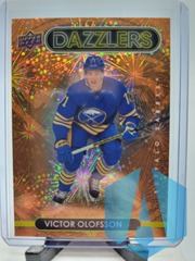 2021-22 Upper Deck Series 2 Orange Dazzlers Sabres Victor Olofsson #DZ-56